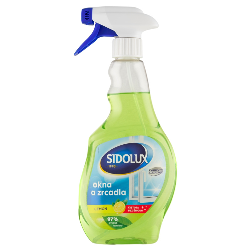 SIDOLUX Window čistič oken s nano technologií lemon 500 ml