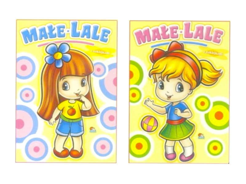 Omalovánka pro dívky s nálepkami Malé Lale