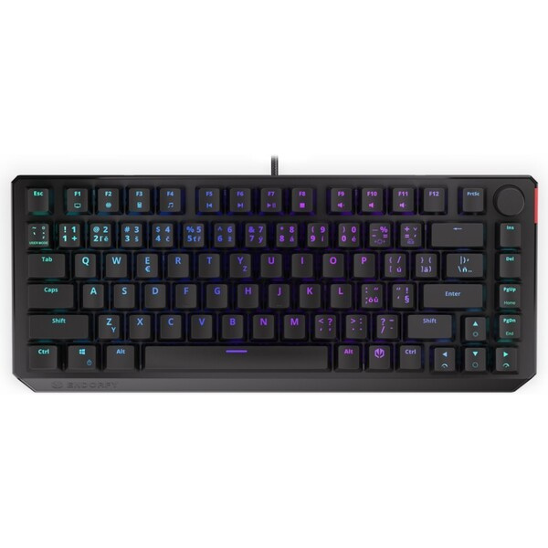 Endorfy Thock 75% Kailh Red CZ/SK klávesnice černá EY5C007 Černá