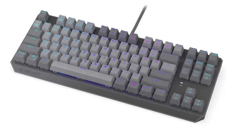 Endorfy Thock V2 TKL herní klávesnice šedá US Šedá