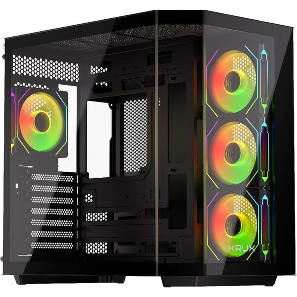 Krux Empero ARGB ATX skříň čená