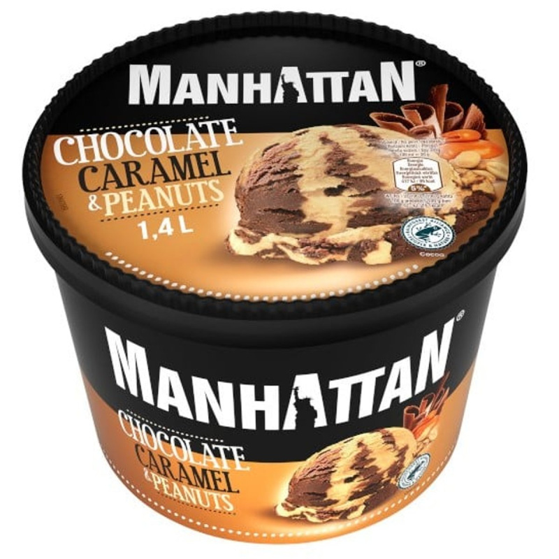 Manhattan Zmrzlina čokoláda, karamel a arašídy
