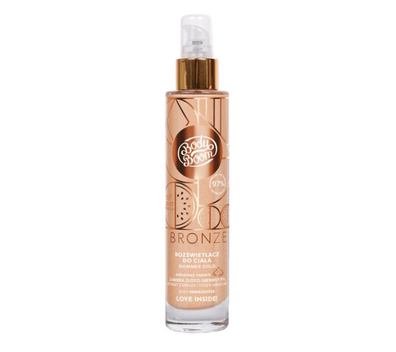 BODYBOOM Rozjasňující sprej SHIMMER GOLD, 100 ml