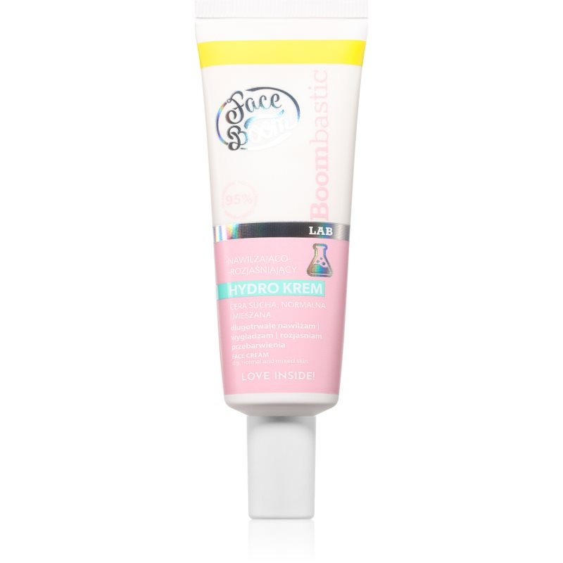 BodyBoom FaceBoom Boombastic hydratační a rozjasňující pleťový krém pro všechny typy pleti 50 ml