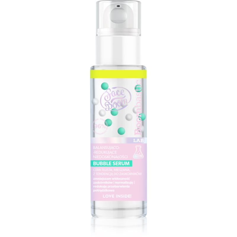 BodyBoom FaceBoom Boombastic vyhlazující sérum pro redukci nedokonalostí pleti pro mastnou a smíšenou pleť 30 ml