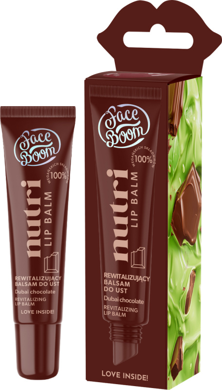 BODYBOOM Vyživující balzám na rty Dubai chocolate, 10 g