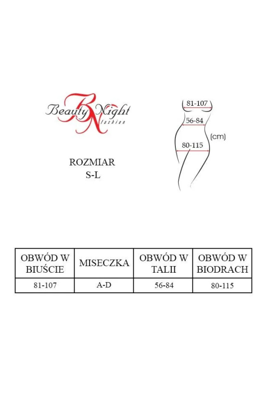 Dámské body Monserrat - BEAUTY NIGHT FASHION černá S/L