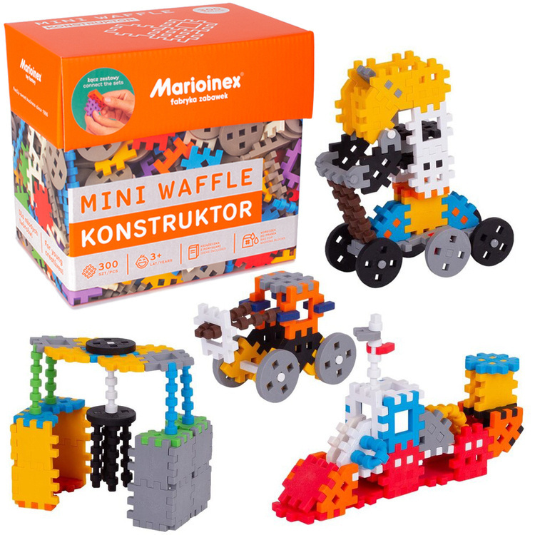 Marioinex MINI WAFLE 300 ks Konstruktér