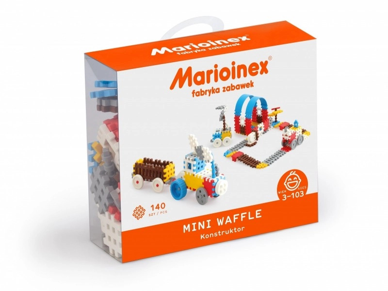 Marioinex MINI WAFLE 140 ks Konstruktér chlapci