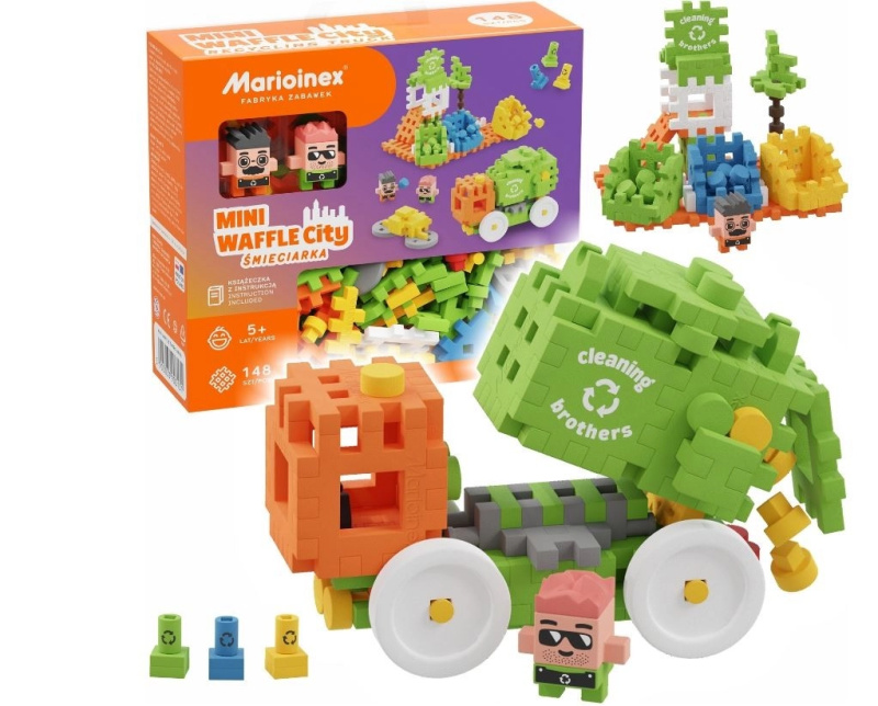 Marioinex MINI WAFLE Popelářské auto