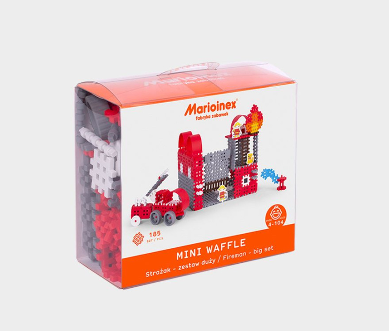 Marioinex MINI WAFLE - Hasič (velký)