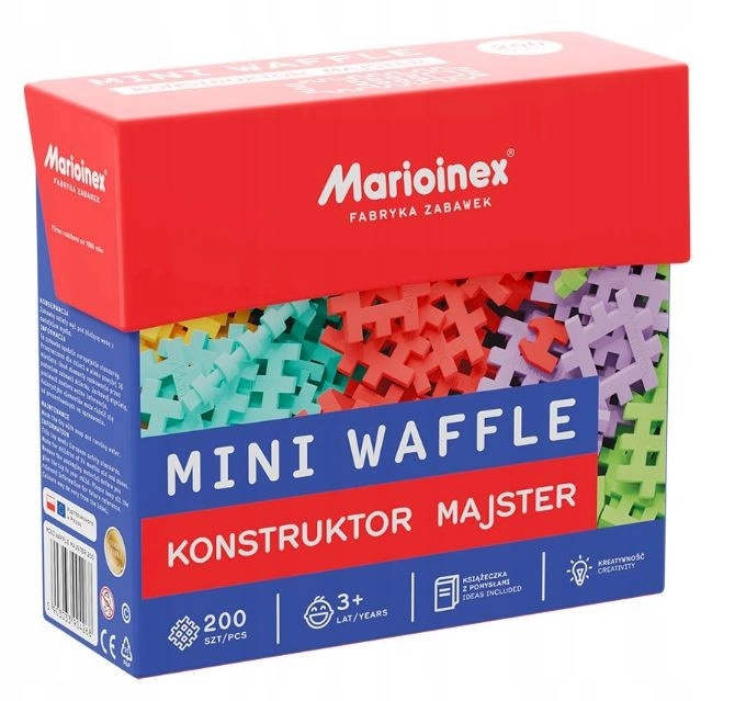 Marioinex MINI WAFFLE Stavebnice 200 ks