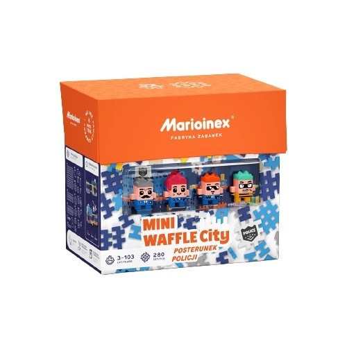 Marioinex MINI WAFFLE Policejní stanice 280 ks
