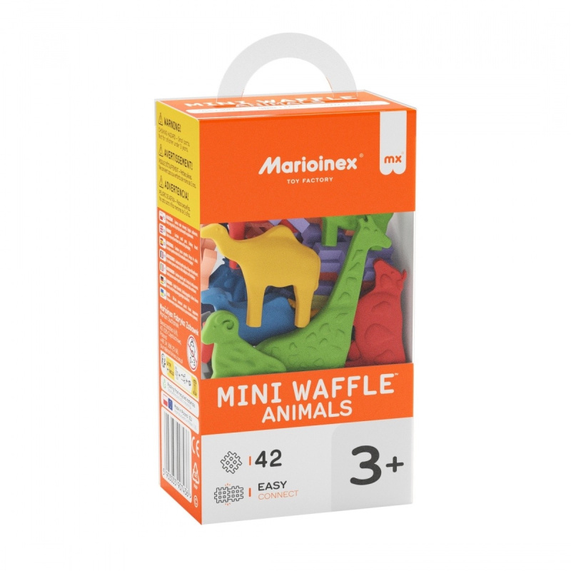 Kreativní stavebnice Mini Waffle Zvířata 42 kusů