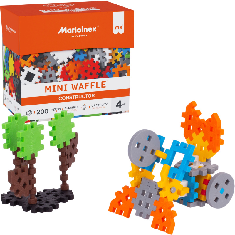 Stavebnice Mini Waffle Constructor 200 dílků MARIOINEX