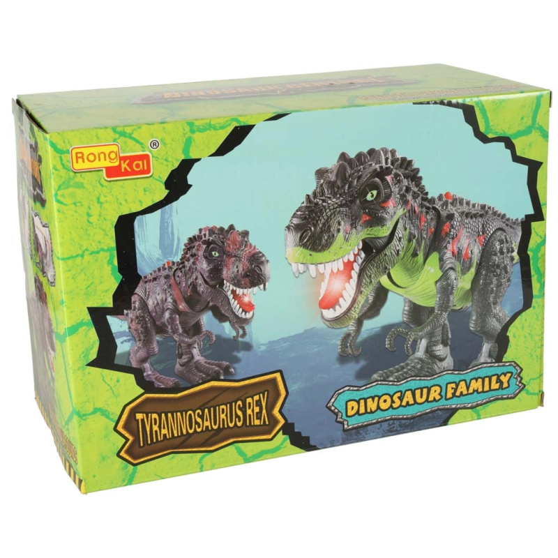 KIK Dinosaurus T-REX LED efekty pohyblivé části zvukové efekty