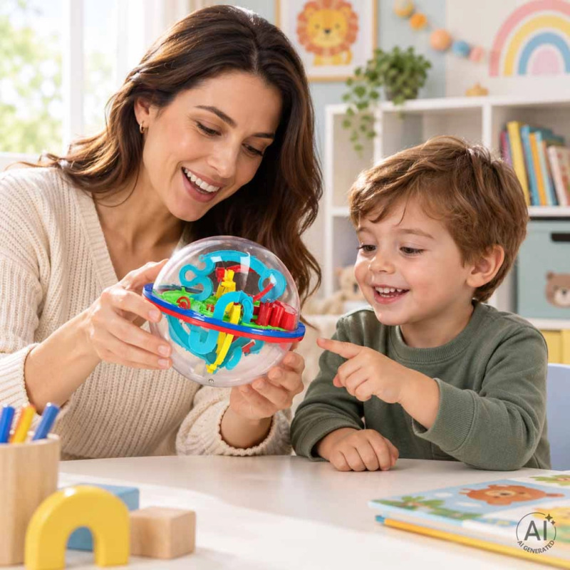 3D labyrintová koule se 100 úrovněmi