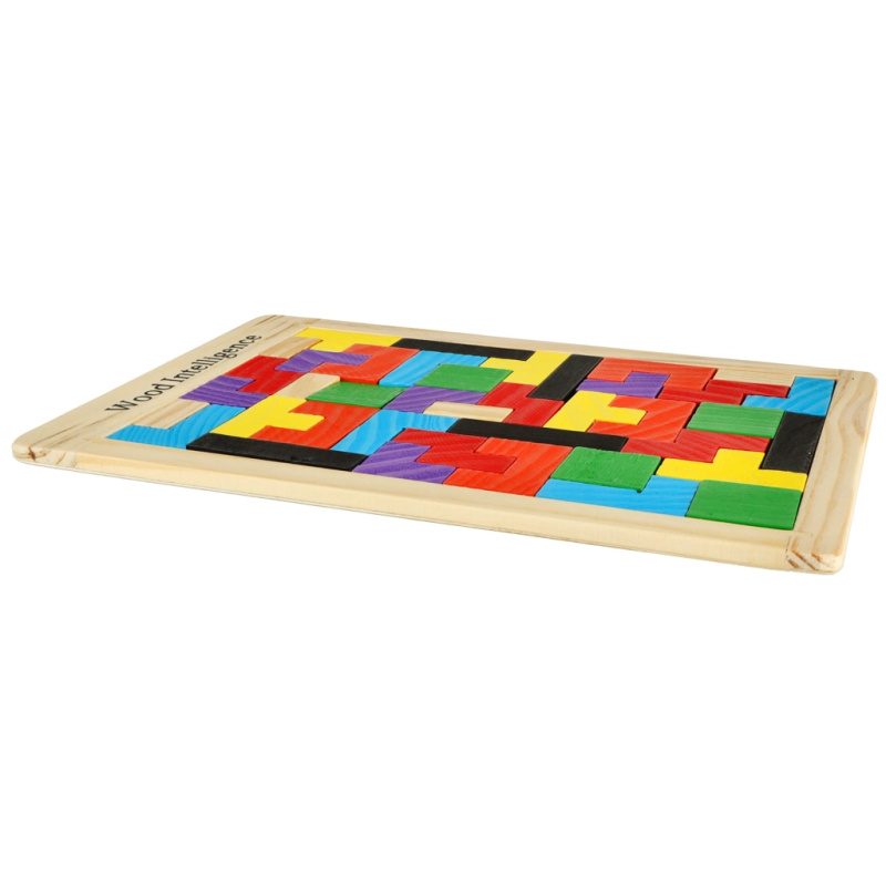 KIK KX7620 Dřevěné skládací kostky Tetris