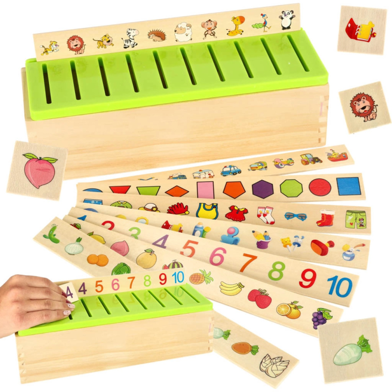 KIK dřevěné puzzle třídička KX6213