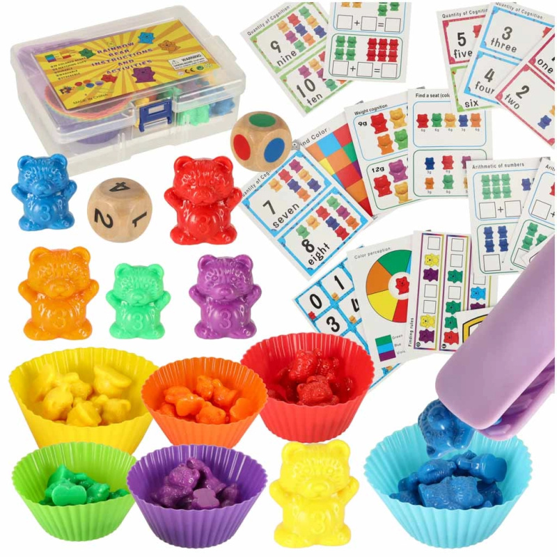 Montessori Spočítej medvídky - 44 ks