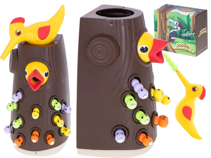 KIK magnetická hra Krm ptáka chyť červa KX5430