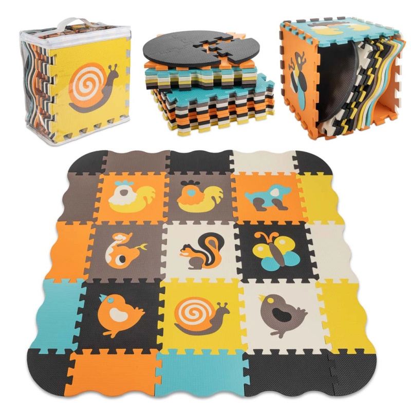 KIK KX5210 Pěnové puzzle 114 cm x 114 cm x 1 cm 25 dílů