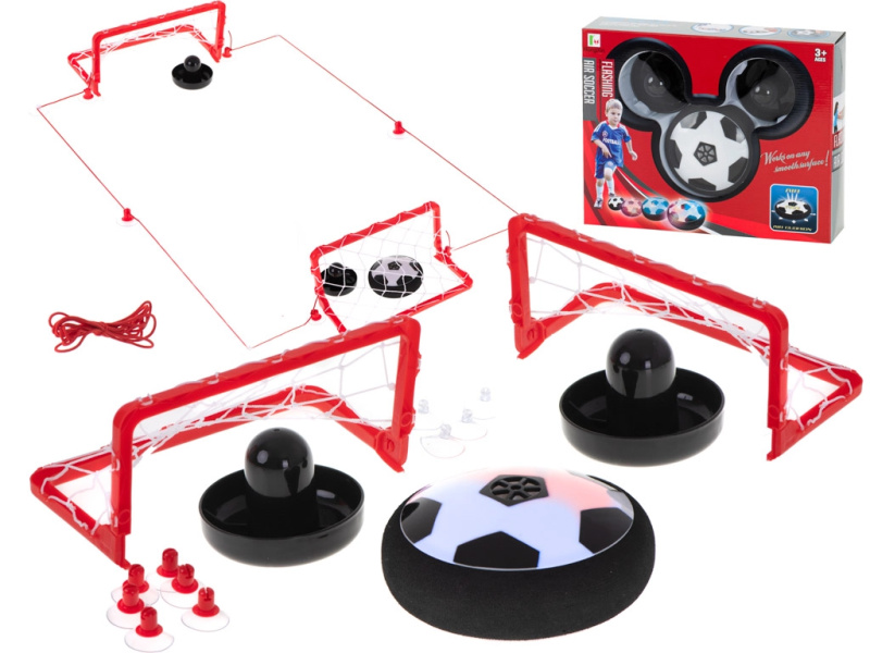 KIK Svítící stolní míč Hoverball + branky KX5141