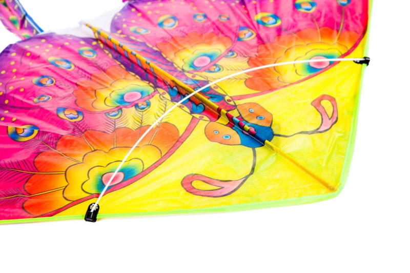 KIK KX9672_1 Drak velký 90cm motýl růžový