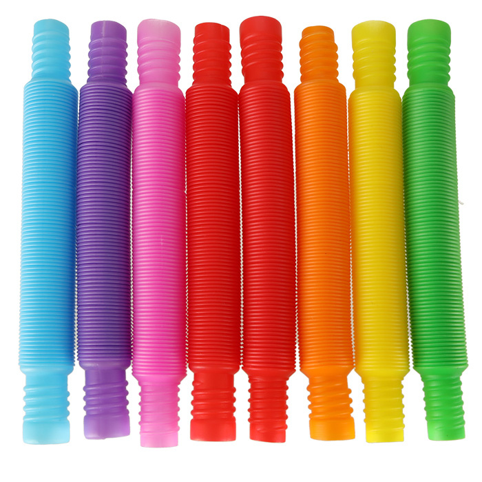 Montessori senzorické natahovací trubky- Pop Tube 8ks 4520