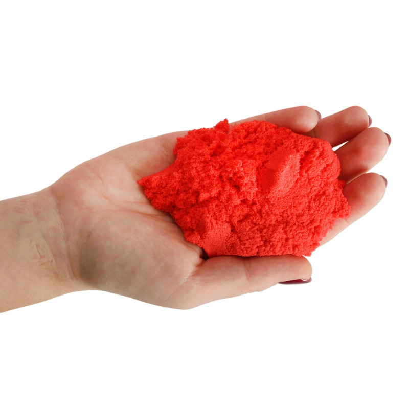 KIK kinetický písek červená 1 kg v sáčku