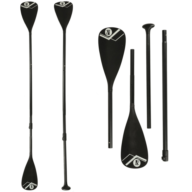 Skládací hliníkové kajakářské pádlo SUP 2v1 nastavitelné 175 - 220 cm