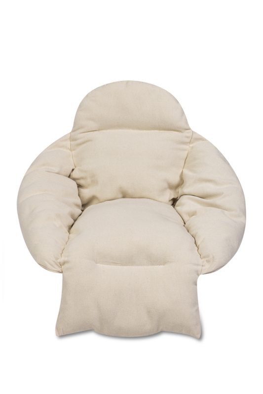 Polštář čapí hnízdo XXL ecru