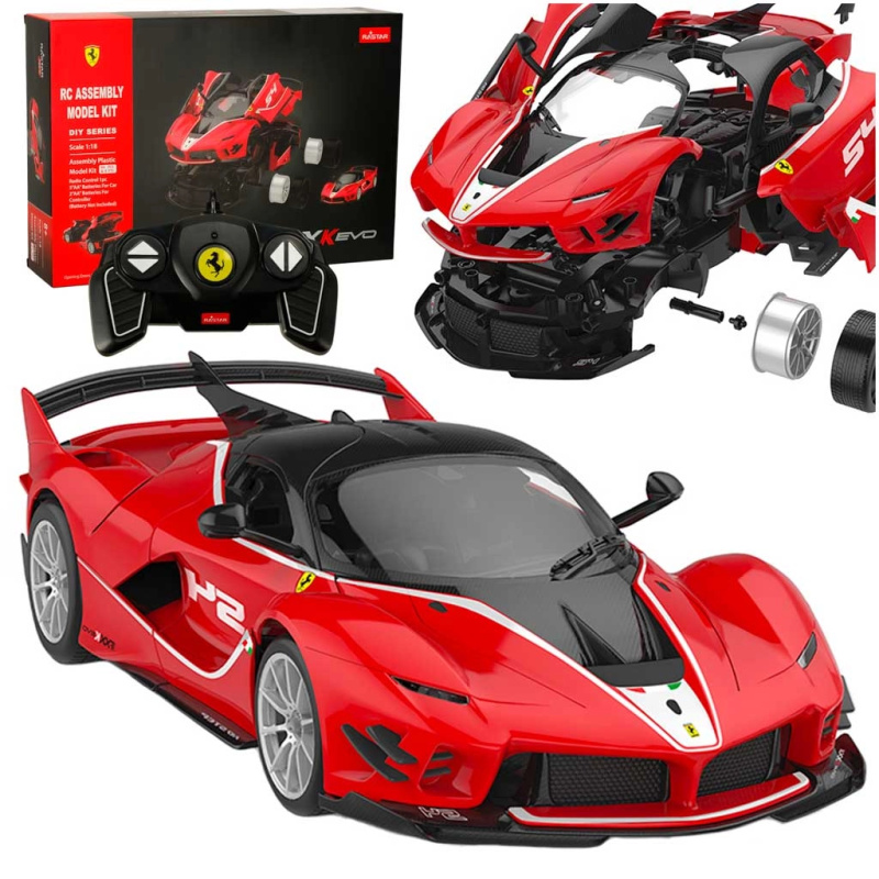 Zdalně ovládané auto Rastar Ferrari k sestavení
