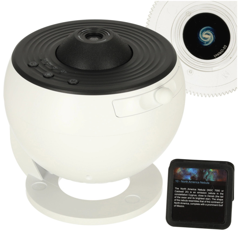 Hvězdný projektor USB LED planetárium 12 disků