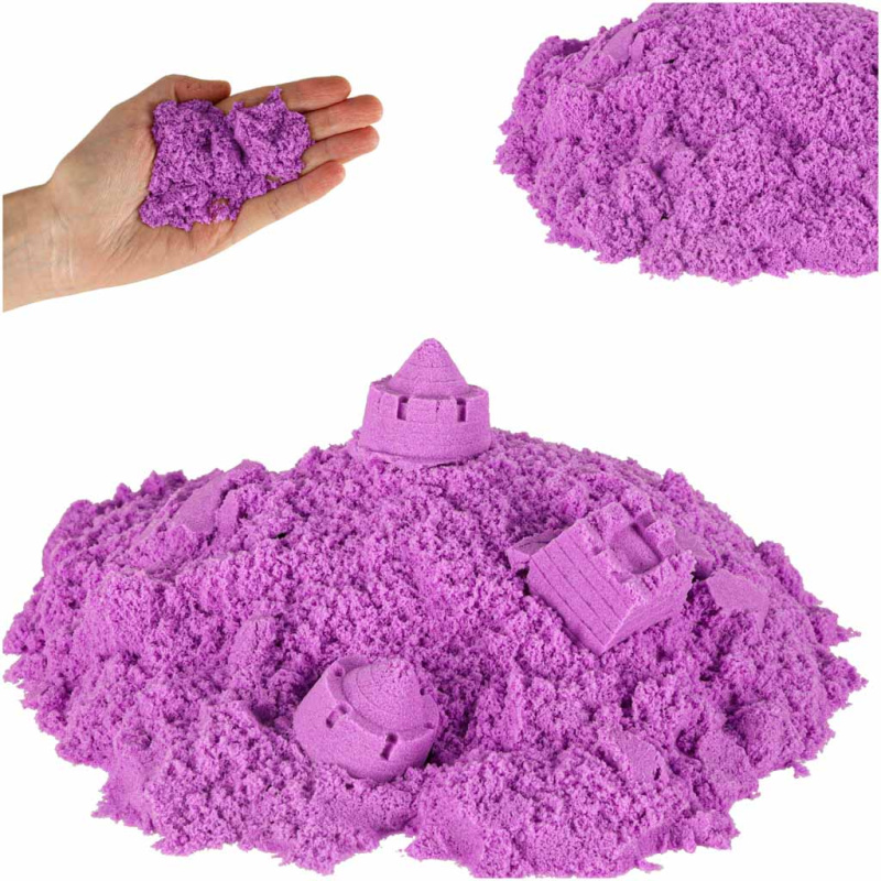 Kinetický písek 1kg – Fialový