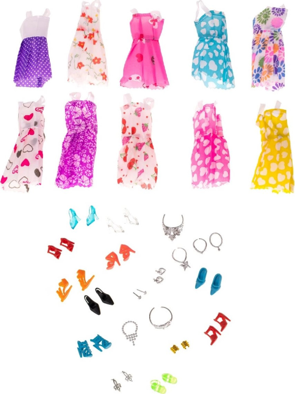 WOOPIE Oblečení pro panenky Mega Set + dudlík + plenka 43-46 cm