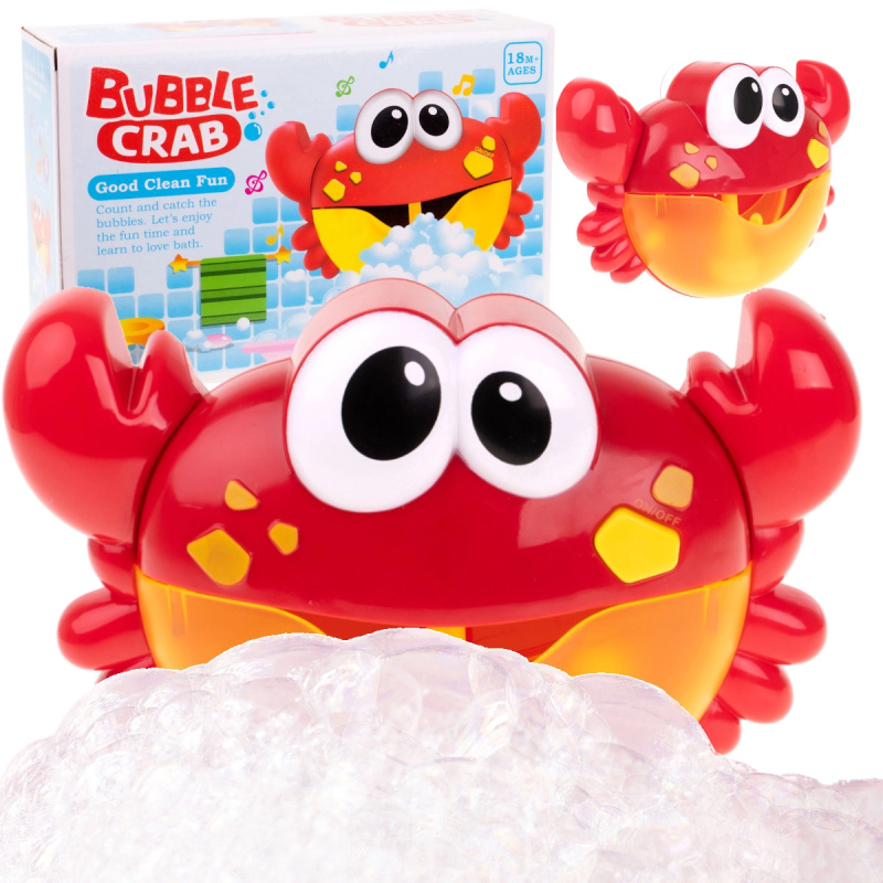 FunPlay 7219 Výrobník pěny do koupele KRAB 15xčervená 23 cm