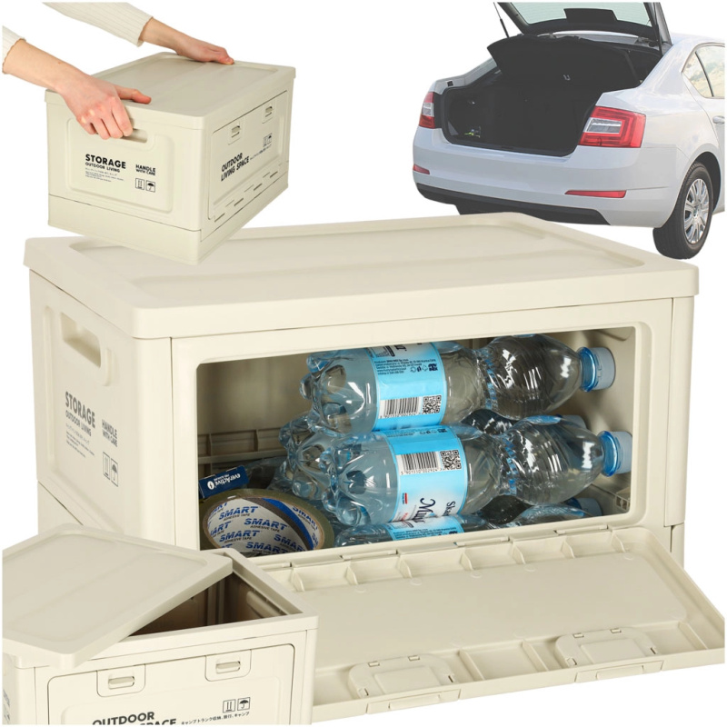 Skládací kempovací box organizér do kufru