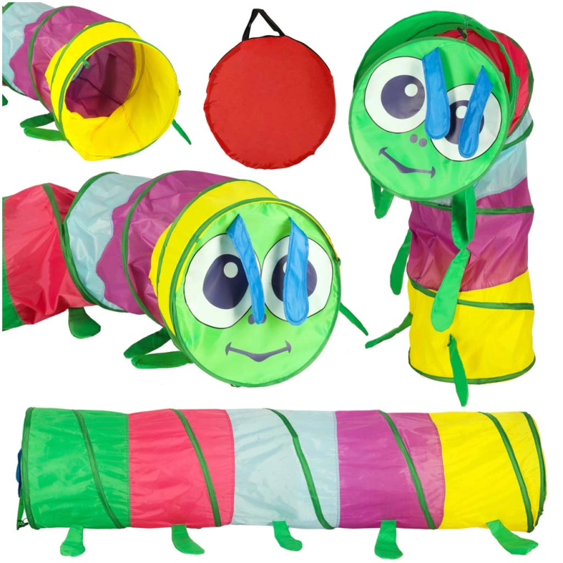 Barevný dětský tunel gąsienica