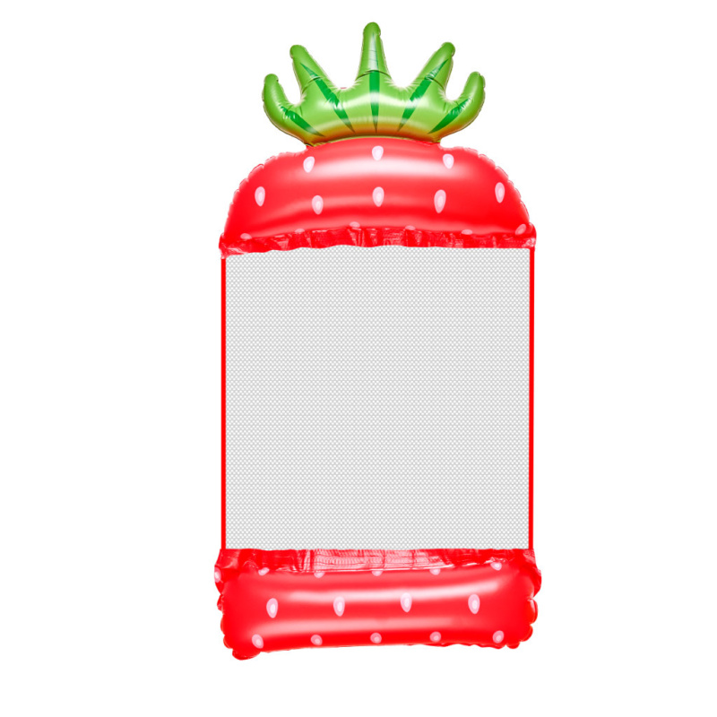 Nafukovací vodní houpací síť ve tvaru jahody