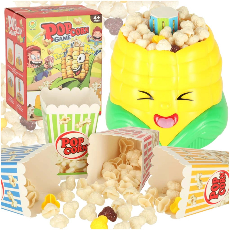 Hra na obratnost Chyť popcorn pro 4 hráče