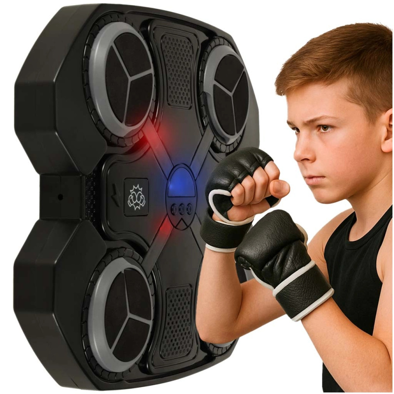 Tréninkový boxovací terč na zeď s LED světly a USB připojením