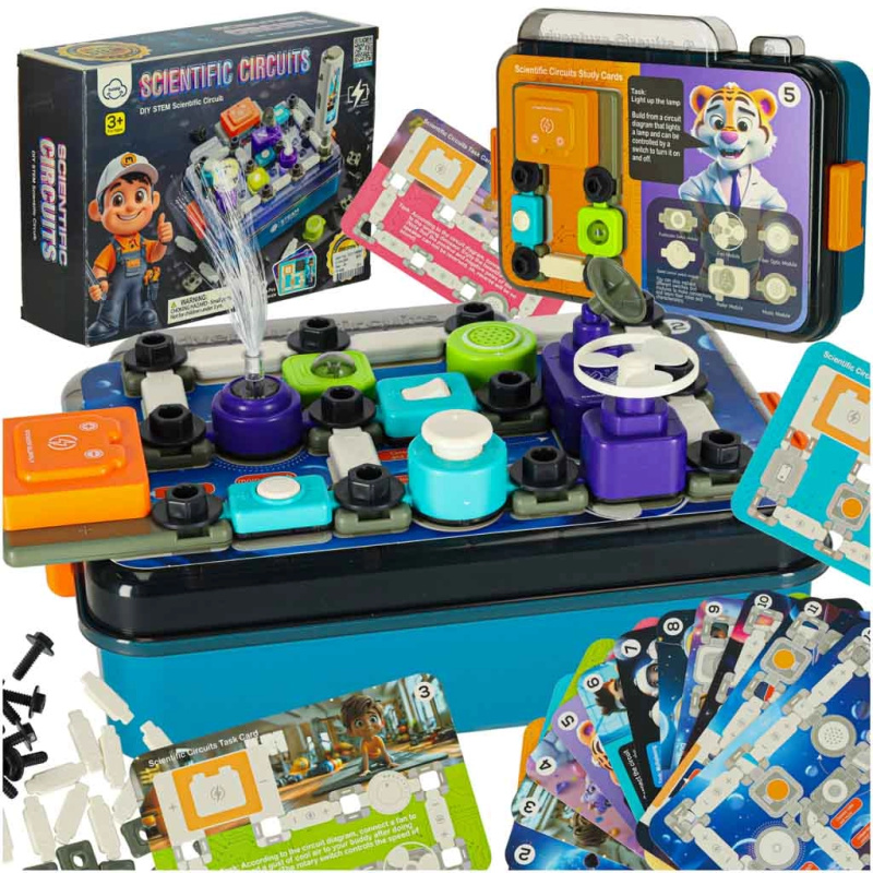 Edukativní sada Malý elektronik – 58 dílů a 12 karet