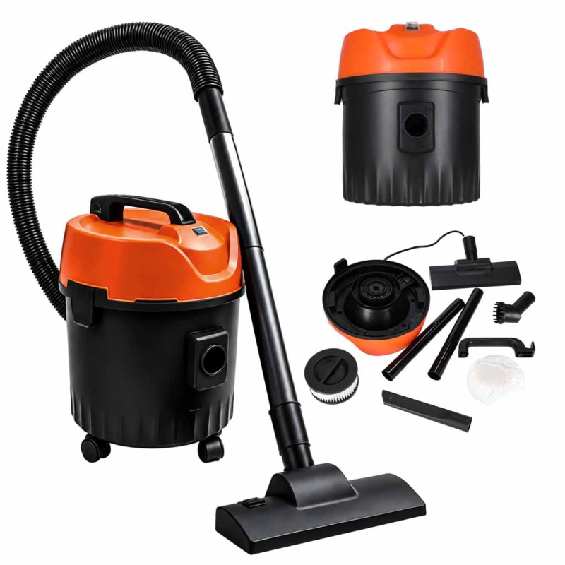 Dílenský vysavač na suché a mokré vysávání s funkcí foukání 15 l 1400 W