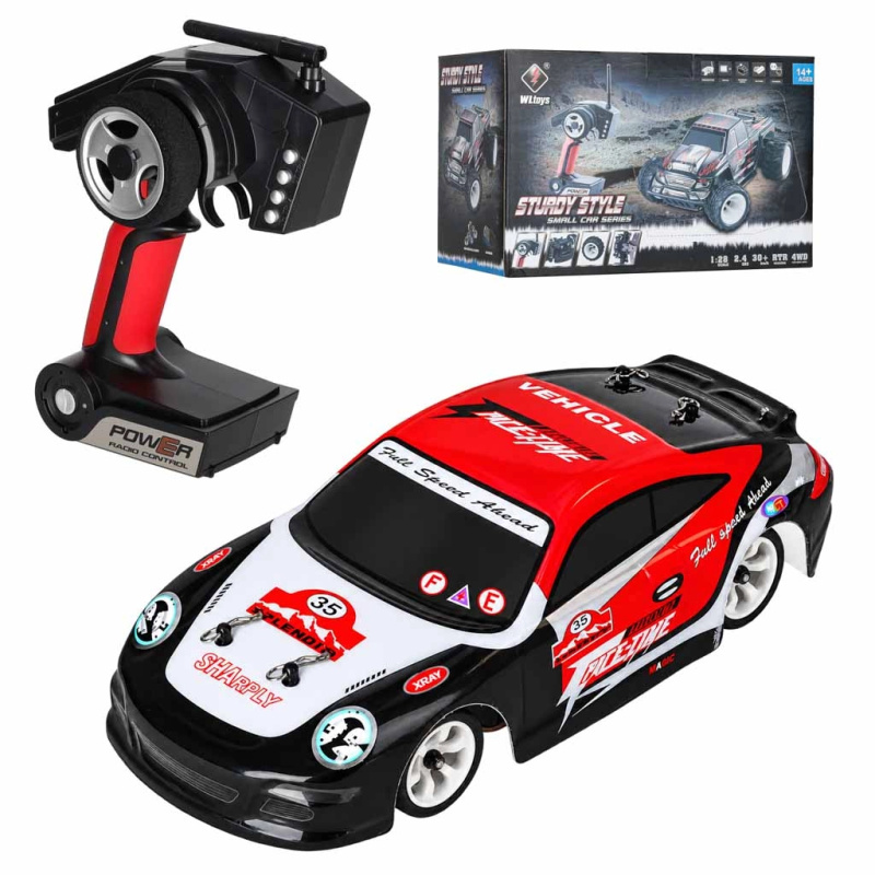 Wltoys rc drift auto k969 1:28 4wd rtr 2,4 ghz 30 km/h