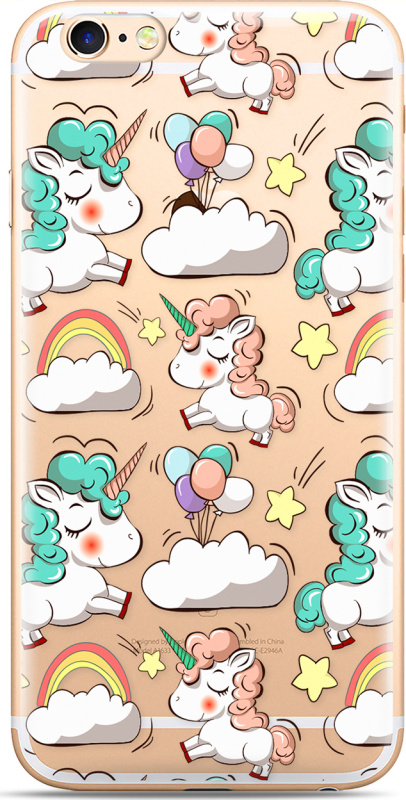 Babaco Ochranný kryt pro iPhone 7 / 8 / SE (2020/2022) - Babaco, Unicorn 001