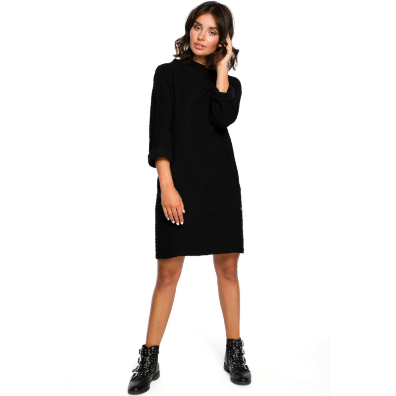 dámské šaty model 124052 - BEwear XL starorůžová