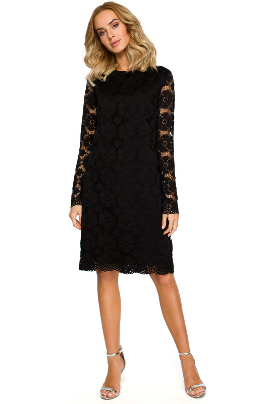 Dámské šaty M406 - Moe XL-42 černá