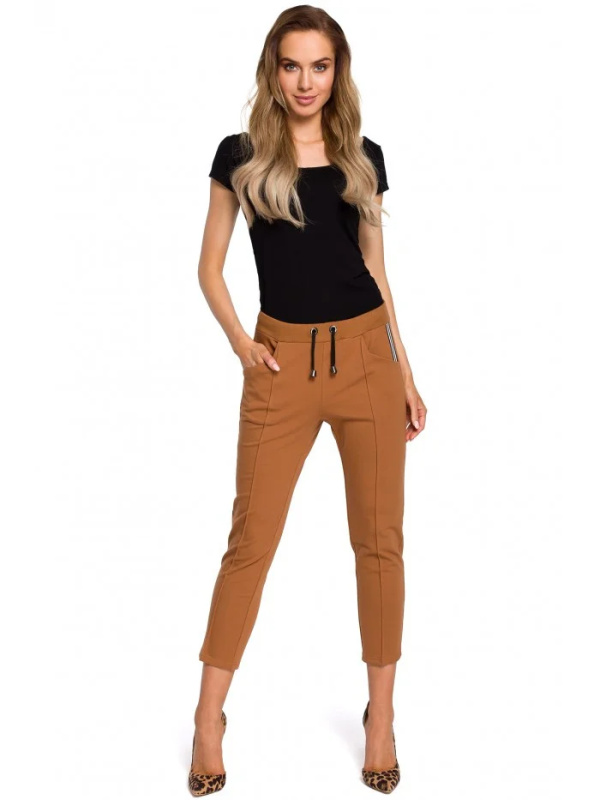 M411 Běžecké kalhoty 7/8 - karamelové EU XXL