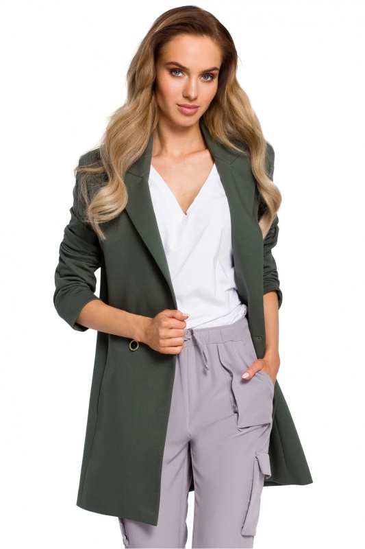 Dámské sako M429 - Moe 44/2XL hnědá